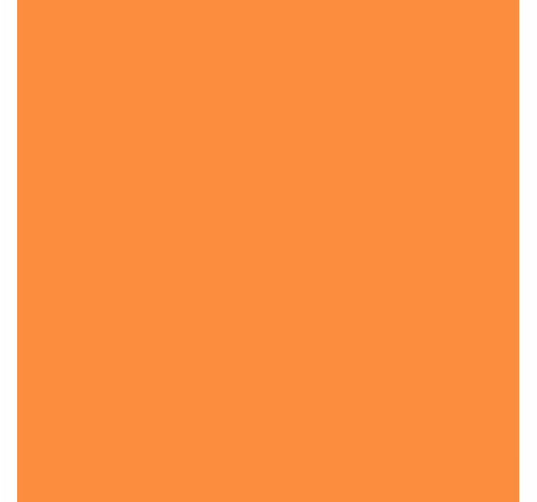 Oranžna enobarvna rolo zavesa za kuhinjo - TenStickers