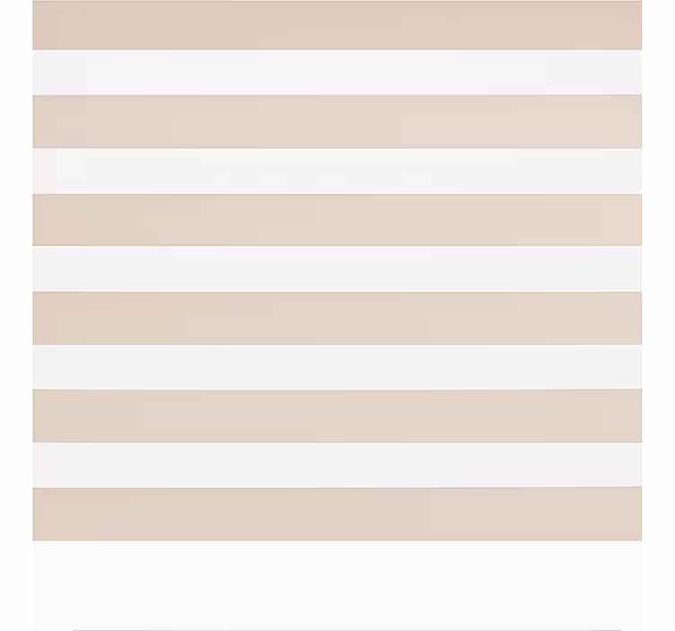 Kremna in bela vodoravna klasika senčilo - TenStickers