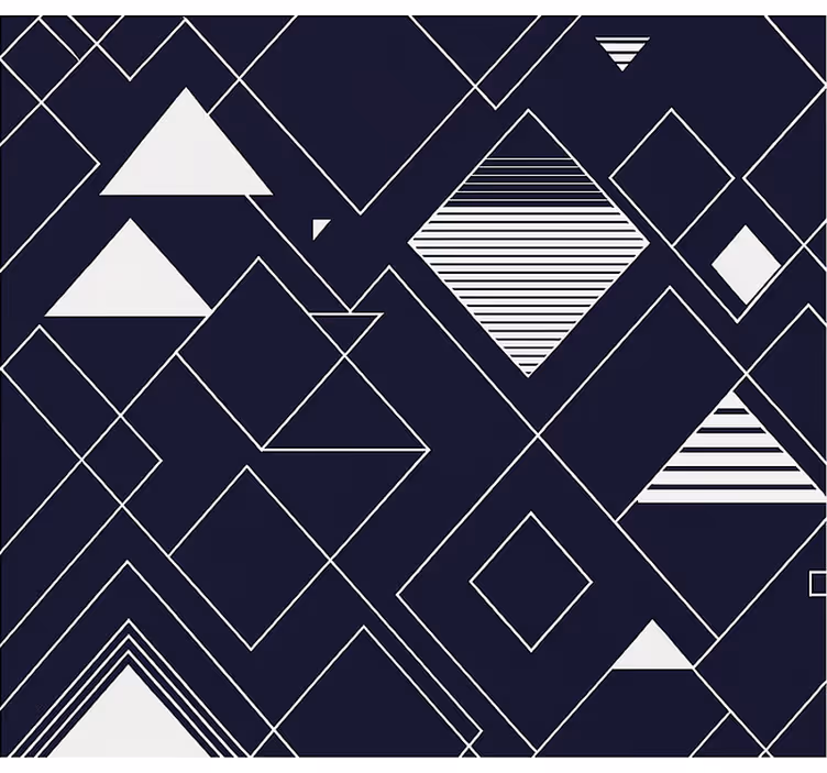 Mornariška geometrija rolo zavesa za najstnika - TenStickers