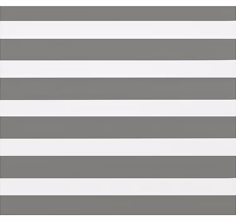 Sivo-črtasti vzorec rolo zavesa za jedilnico - TenStickers