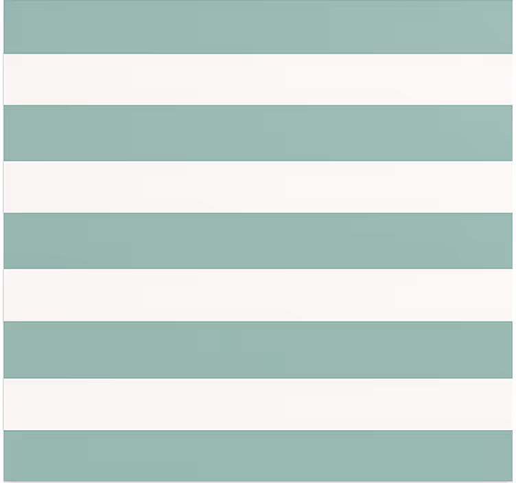 Zeleno-zelena črtasta rolo zavesa za jedilnico - TenStickers