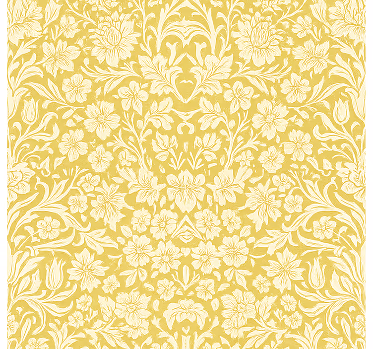 Yellow mandala flowers rolo zavese za jedilnico - TenStickers