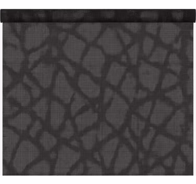 See though black/grey rolo zavese za pisarno - TenStickers