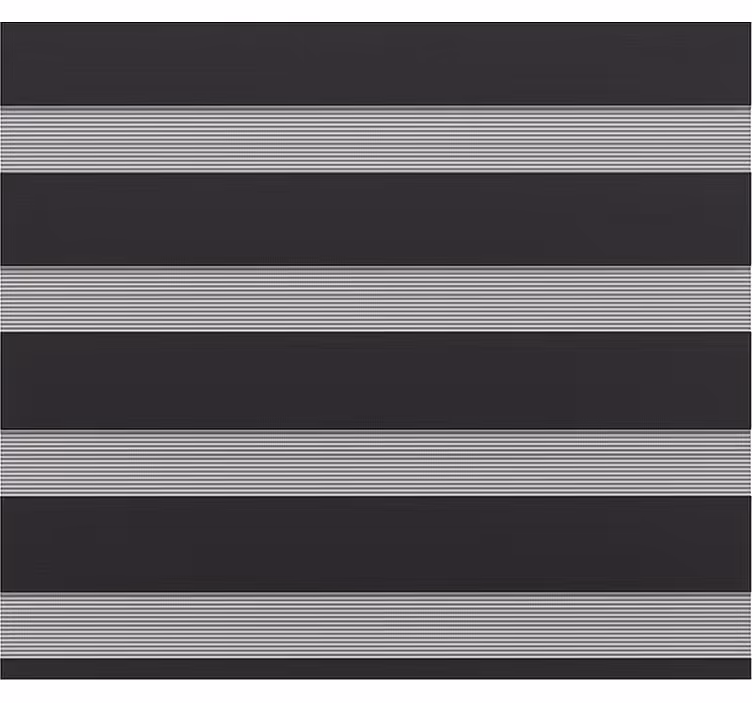 Trendy black sun protection rolo zavesa za pisarno - TenStickers
