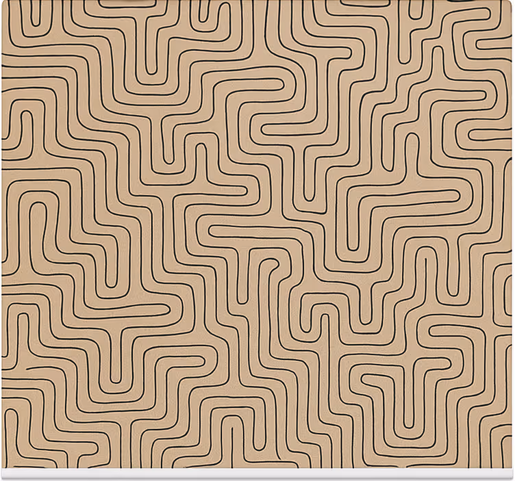 Soothing beige rolo zavesa za pisarno - TenStickers
