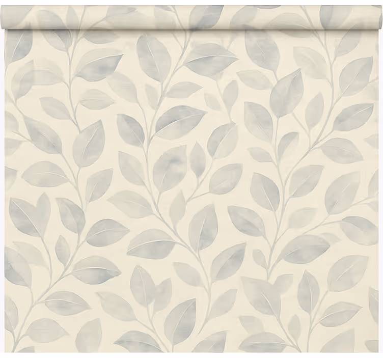 Light blue flower rolo zavese za pisarno - TenStickers