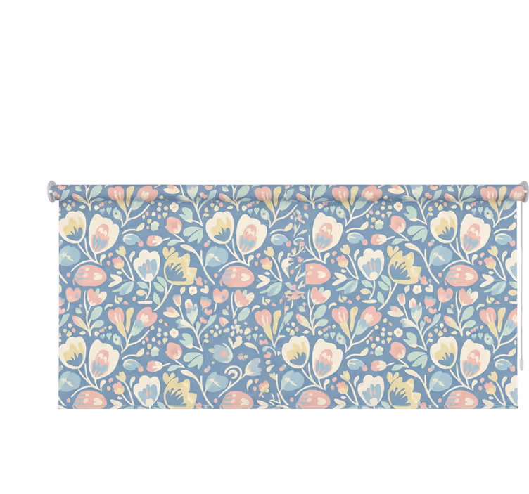 Pastel nordic flowers skandinavsko senčilo - TenStickers