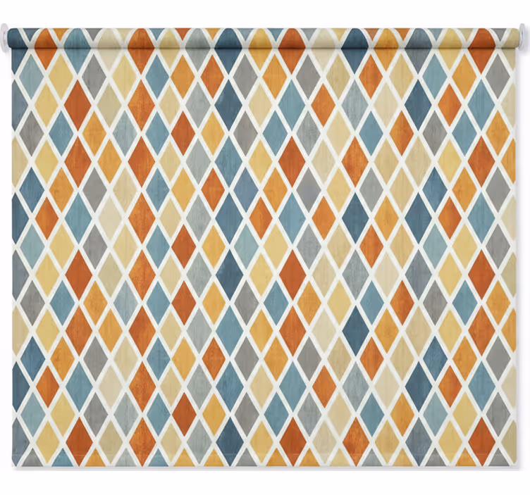 Cascading colourful diamonds skandinavsko senčilo - TenStickers