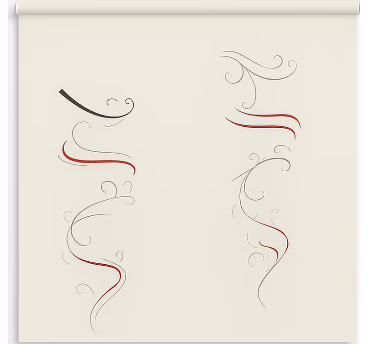 Abstract floral multicoulour spiral skandinavsko senčilo - TenStickers