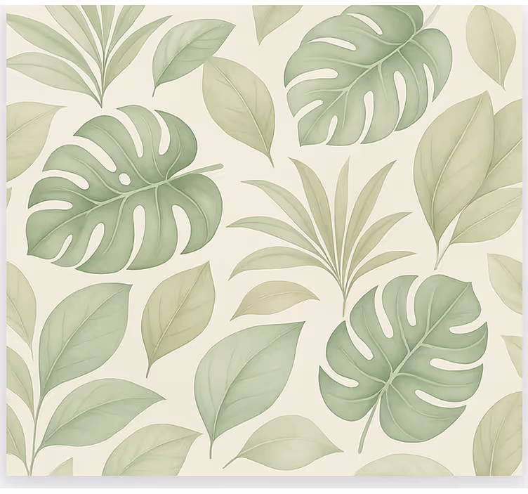 Earthy tropical palm leaves skandinavsko senčilo - TenStickers