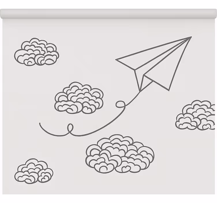 Minimalist paper planes skandinavsko senčilo - TenStickers