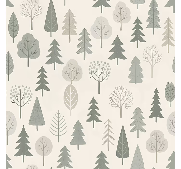 Calming scandinavian forest skandinavsko senčilo - TenStickers