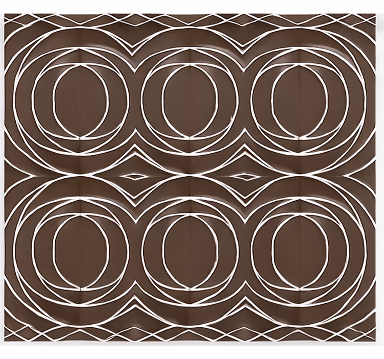 Modern intertwining circles skandinavsko senčilo - TenStickers