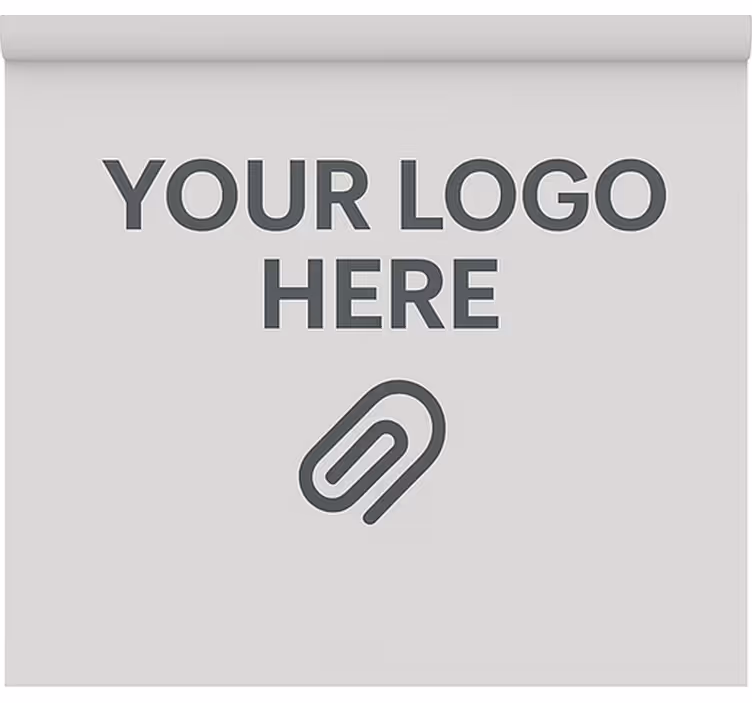 Personalised logo rolo zavesa za pisarno - TenStickers