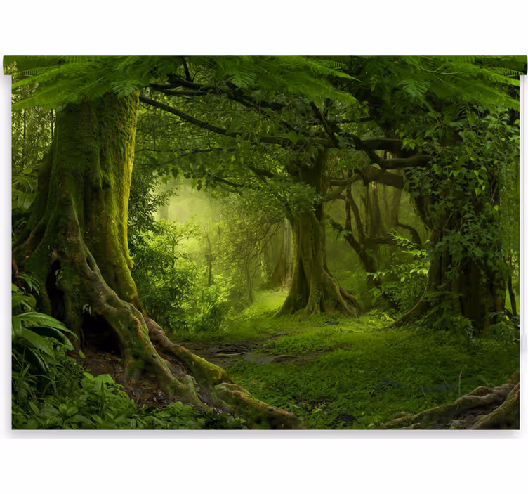 Lush woodland escape gred rolo senčilo - TenStickers