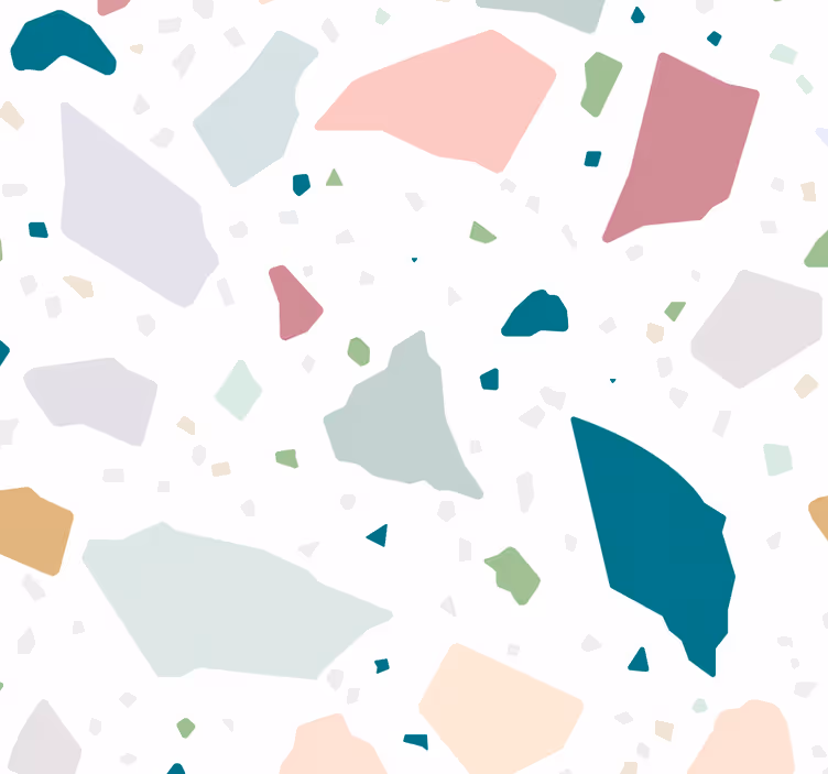 Rolo zavesa za kuhinjo barviti geometrijski terrazzo - TenStickers