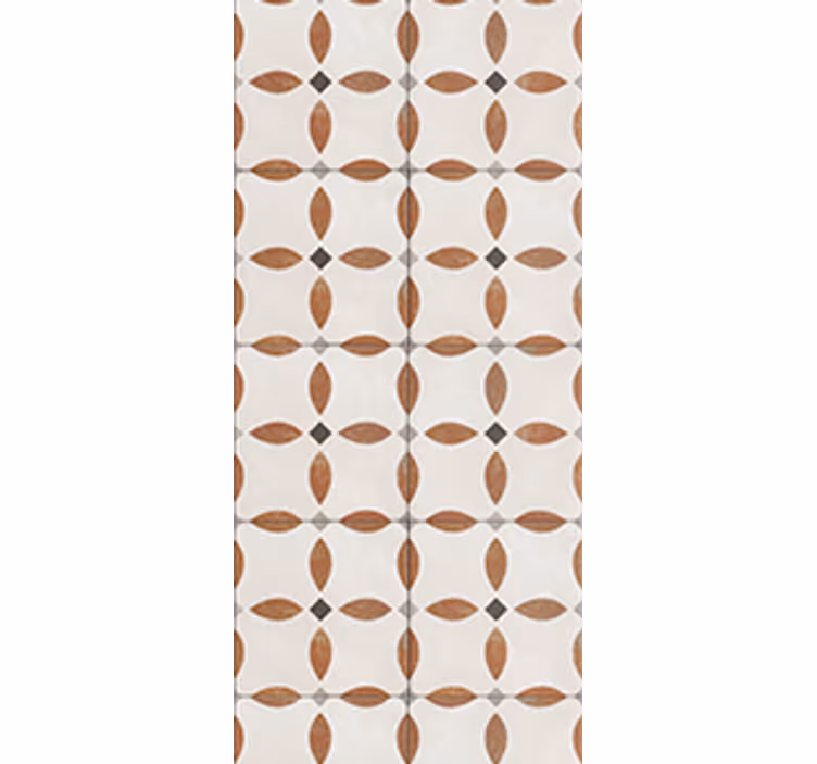 Rolo zavesa za kuhinjo bež geometrijski motiv - TenStickers