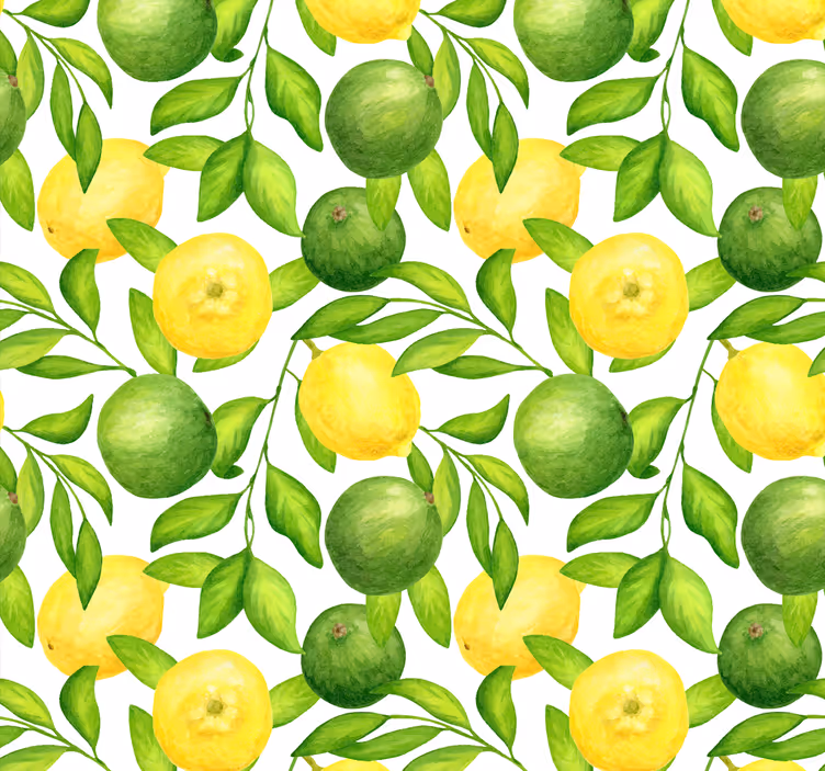 Rolo zavesa za kuhinjo vzorec citrusov - TenStickers