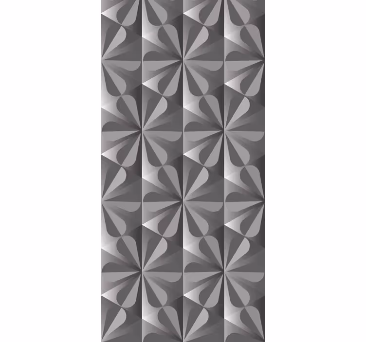 Rolo zavesa za kuhinjo vintage geometrijski cvetlični vzorec - TenStickers