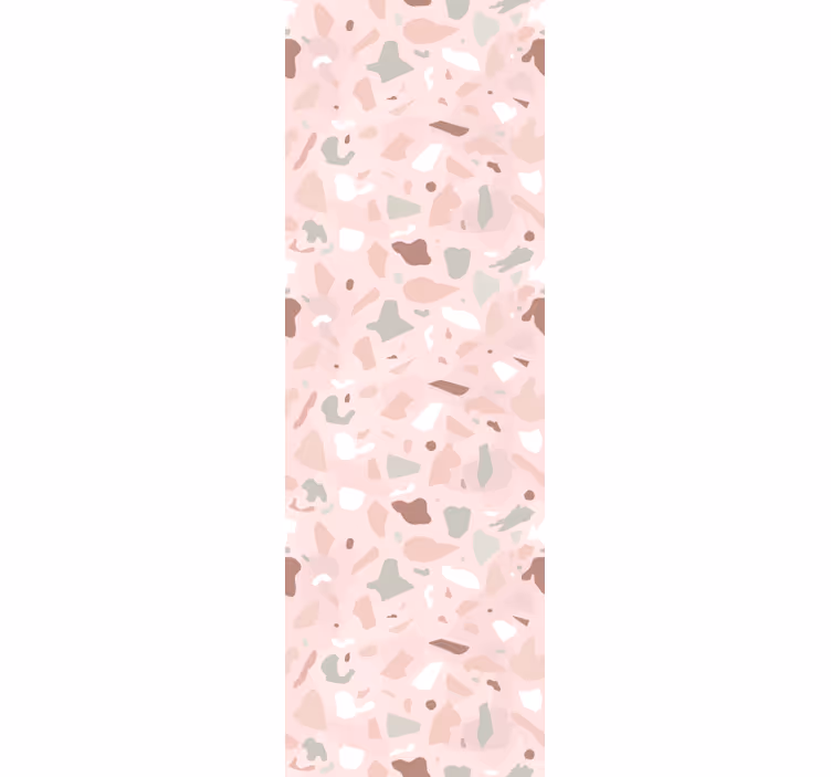 Rolo zavesa za kuhinjo v rožnatem terrazzo vzorcu - TenStickers