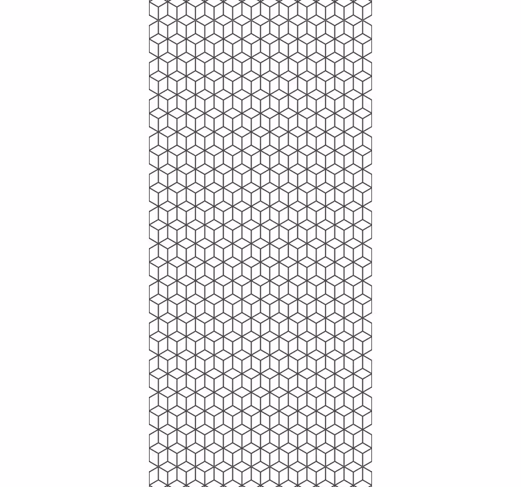 Nordic style border cubes rolo zavesa za kuhinjo - TenStickers