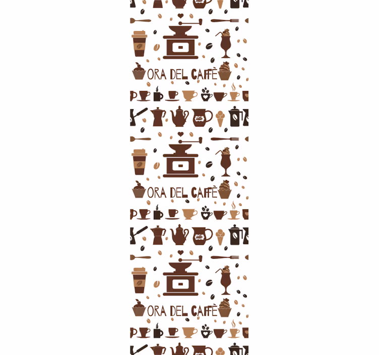 Coffee time rolo zavesa za kuhinjo - TenStickers