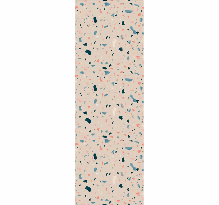 Rolo zavesa za kuhinjo ročno poslikan terrazzo vzorec - TenStickers