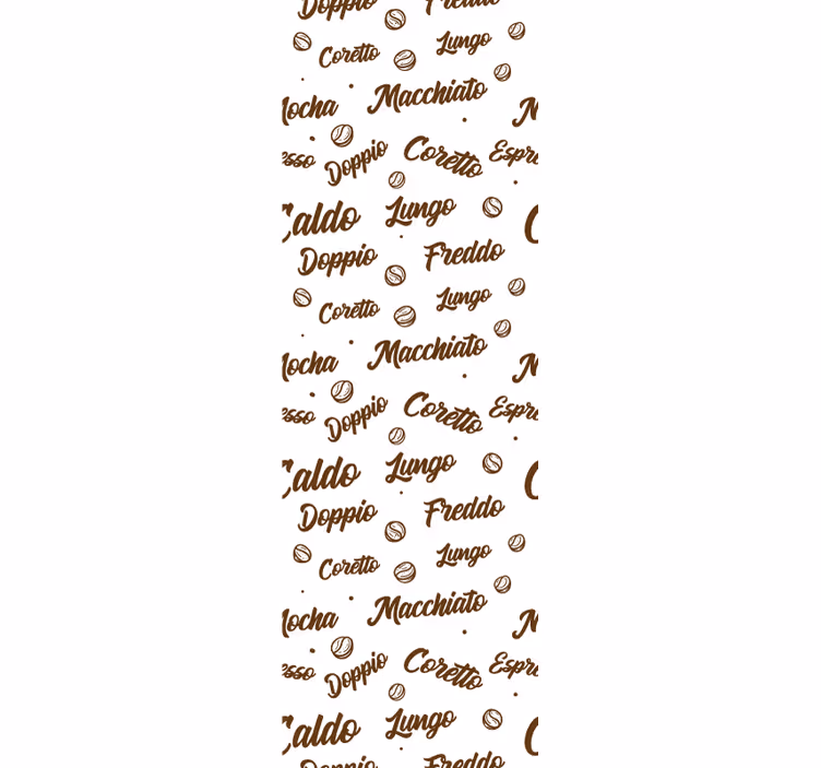 Rolo zavesa za jedilnico kava vsak dan - TenStickers