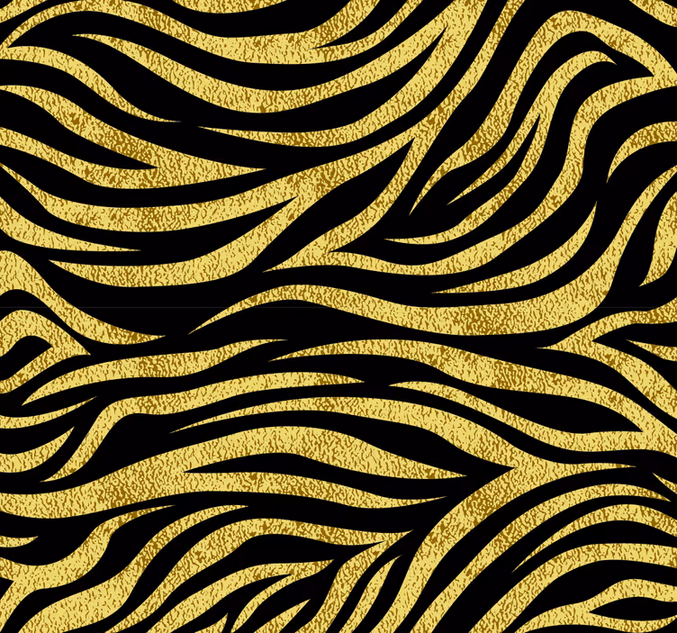 Rolo zavesa za jedilnico zlat zebra vzorec - TenStickers