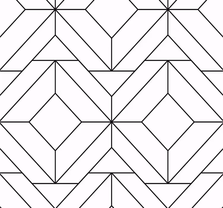 Rolo zavesa za jedilnico nordijski geometrijski vzorci - TenStickers
