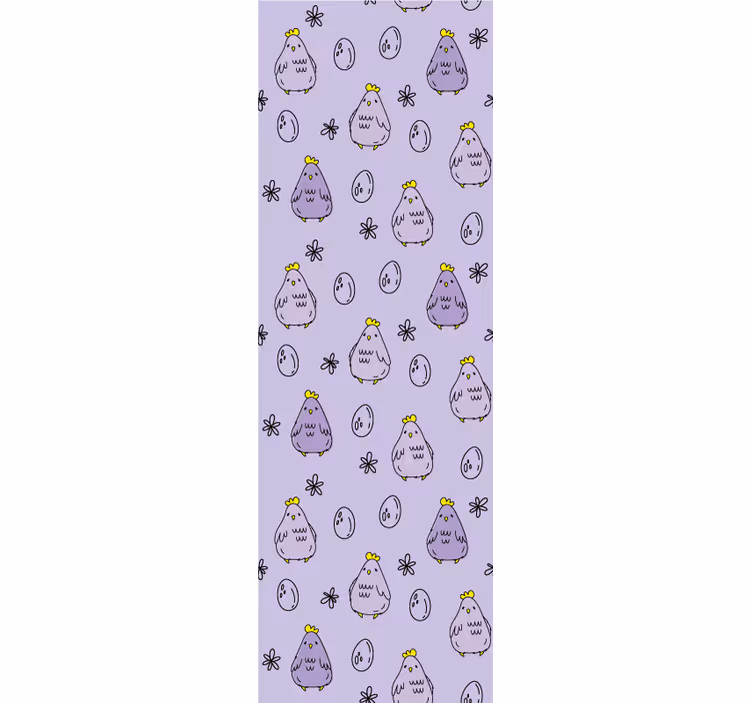 Chick pattern design otroška rolo senčila - TenStickers