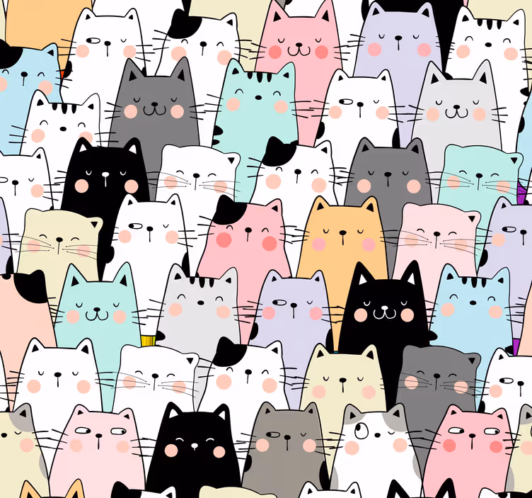 Cats otroška rolo senčila - TenStickers