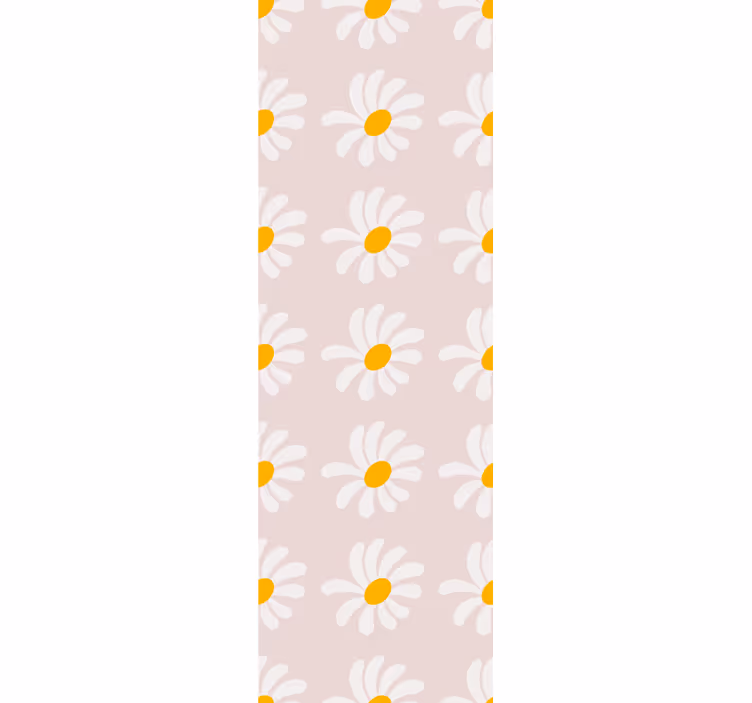 "boho style" flowers illustration otroška rolo senčila - TenStickers