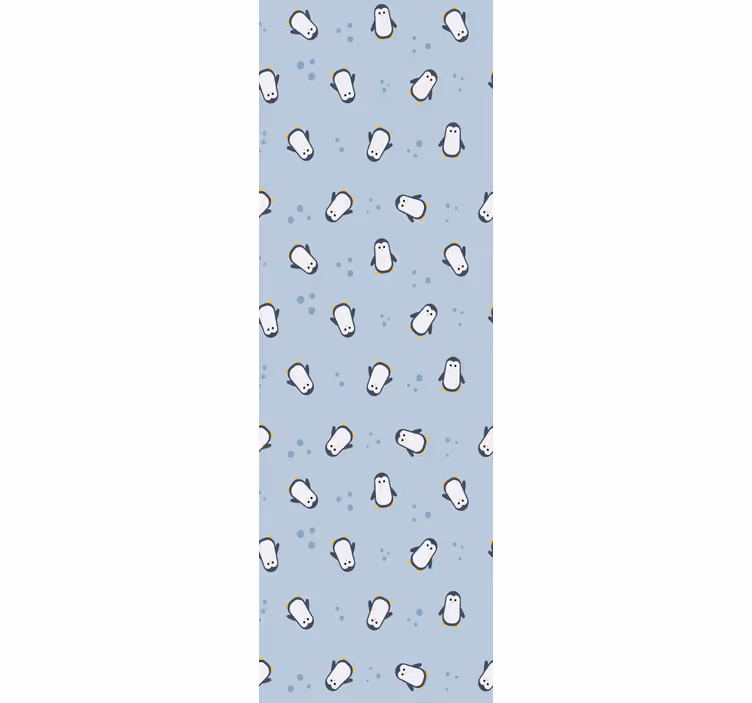 Seamless pinguin pattern otroška rolo senčila - TenStickers