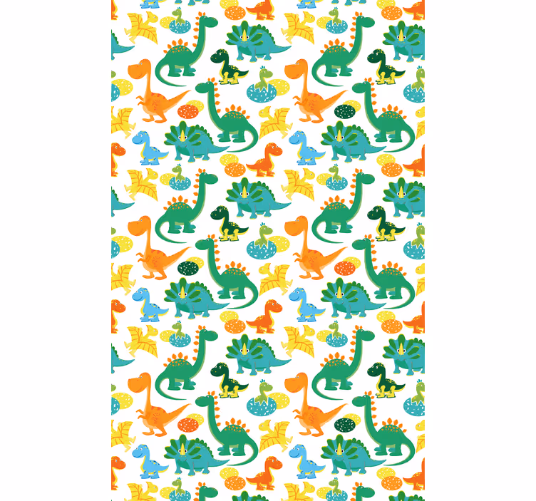Otroška rolo senčila z barvitimi dinozavri - TenStickers