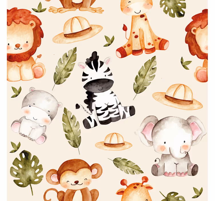 Otroška rolo senčila bež safari - TenStickers