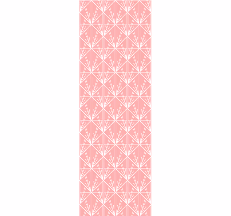 Sodobni senčilo geometrijski roza vzorec - TenStickers