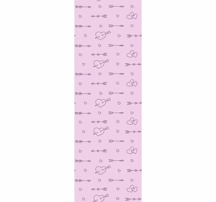 Sodobni senčilo vzorčaste dekorativne silhuete srca - TenStickers