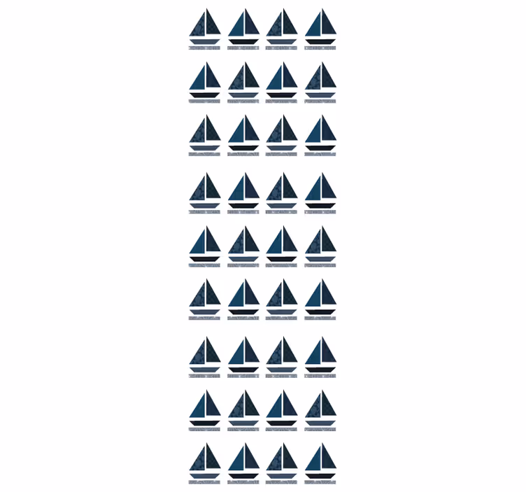 Sodobni senčilo tkanina z vzorcem jadrnice - TenStickers