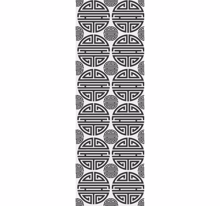 Sodobni senčilo azijski geometrijski vzorec - TenStickers