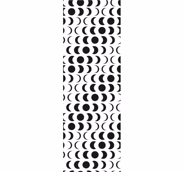 Sodobni senčilo minimalistični vzorec lune - TenStickers