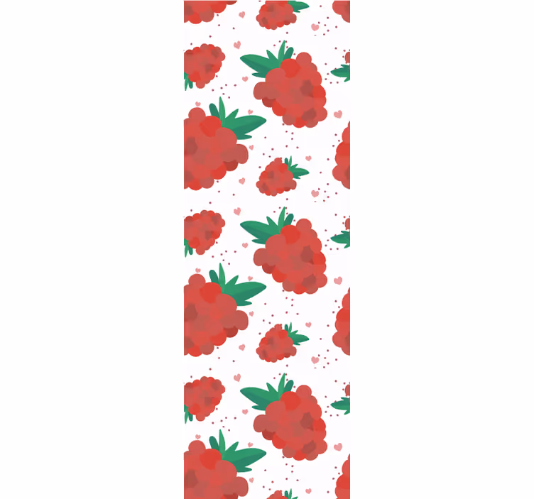 Sodobni senčilo jagode akvarel s madeži - TenStickers