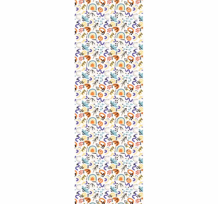 Sodobni senčilo organski ravni abstraktni vzorec - TenStickers