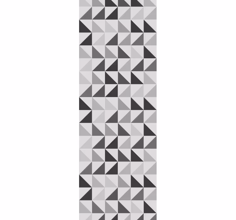 Sivo rolo zaveso geometrijski trikotniki - TenStickers
