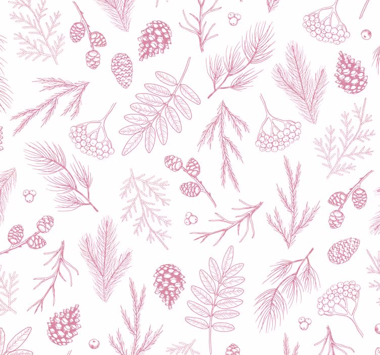 Rolo zavesa za kopalnico bel ozadje s pink borom - TenStickers