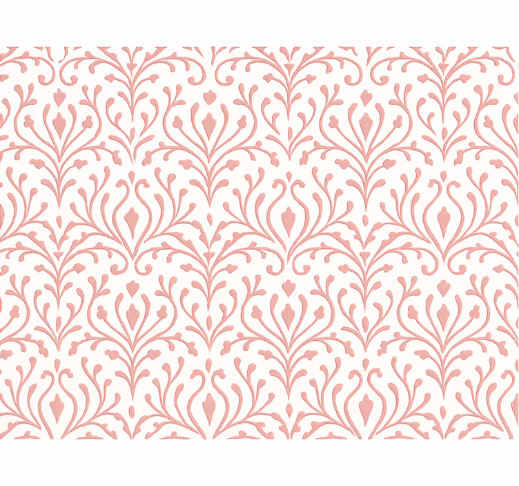 Roza zavesa za okno eleganten in minimalističen vzorec - TenStickers