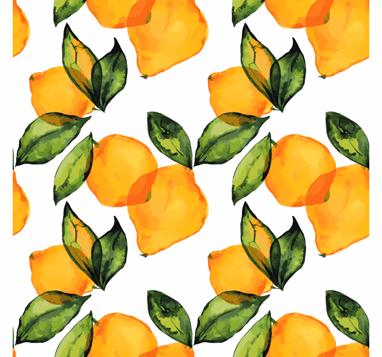 Rolo zavesa za kuhinjo limonski mediteranski stil - TenStickers
