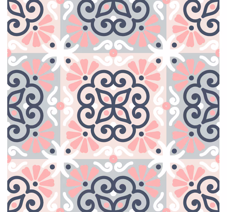 Rolo zavesa za kuhinjo mandala ploščice - TenStickers
