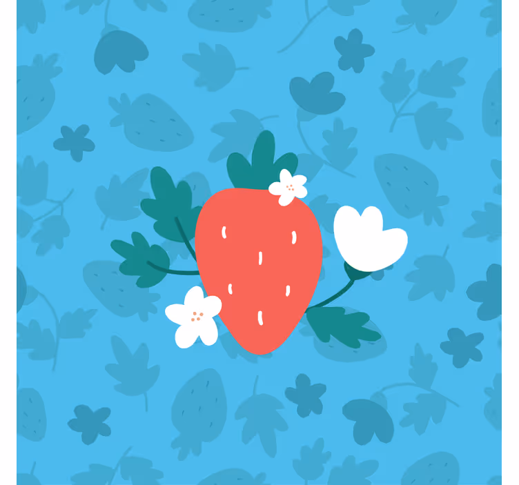 Rolo zavesa za kuhinjo barviti sadeži in cvetni vzorci - TenStickers