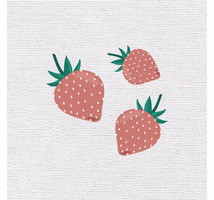 Rolo zavesa za kuhinjo z barvitim ročnim vzorcem jagod - TenStickers